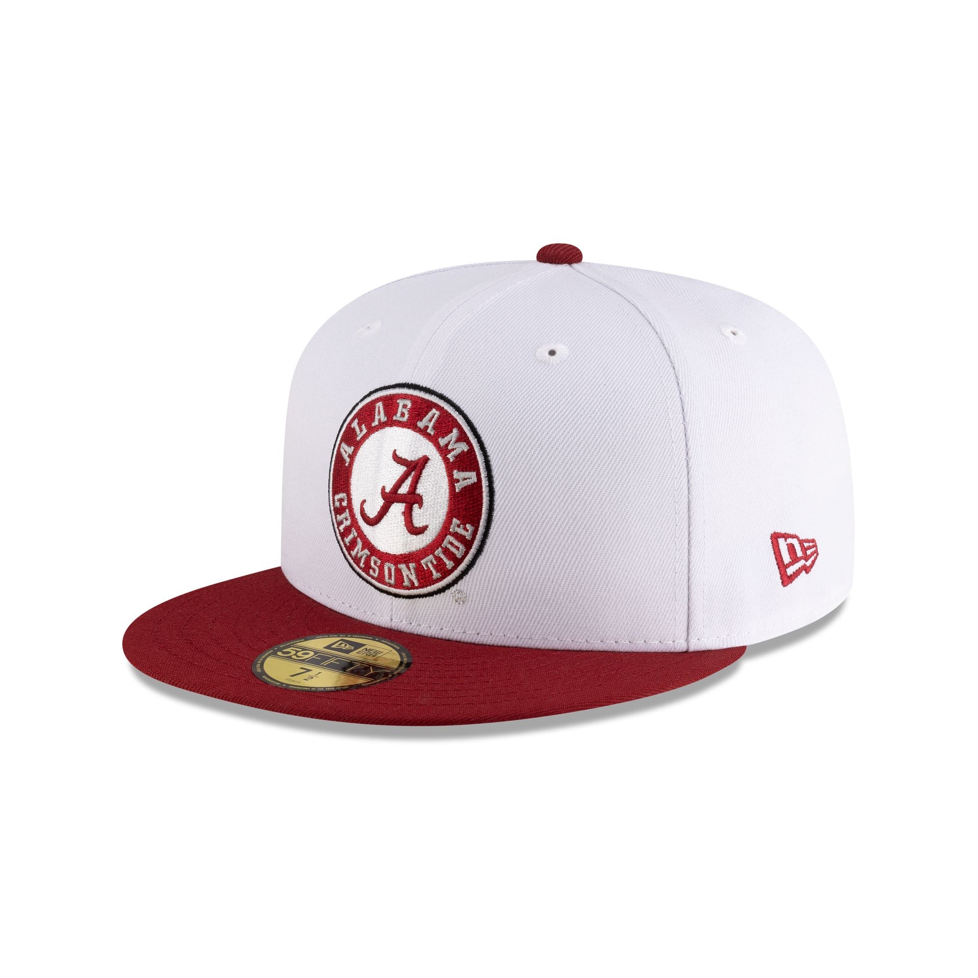 Alabama Crimson Tide White 59FIFTY Fitted - Image 3