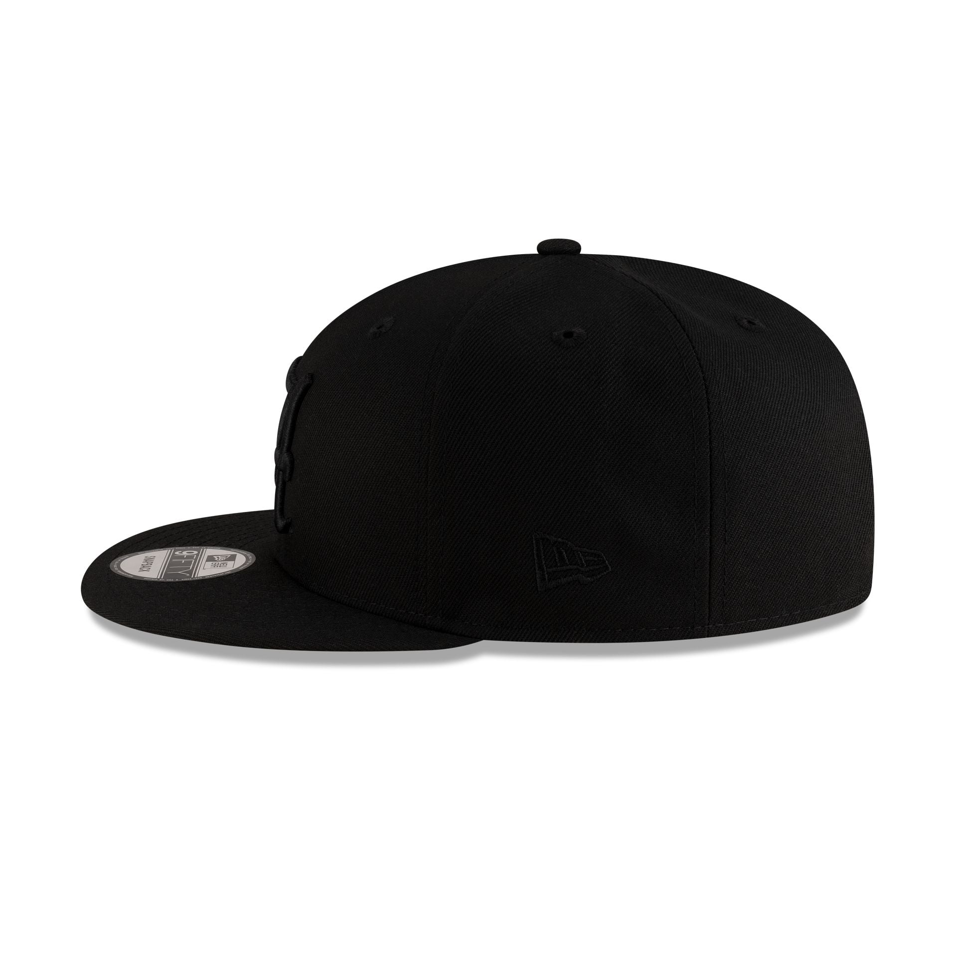 Alabama Crimson Tide Black on Black 9FIFTY Snapback Hat - Image 4