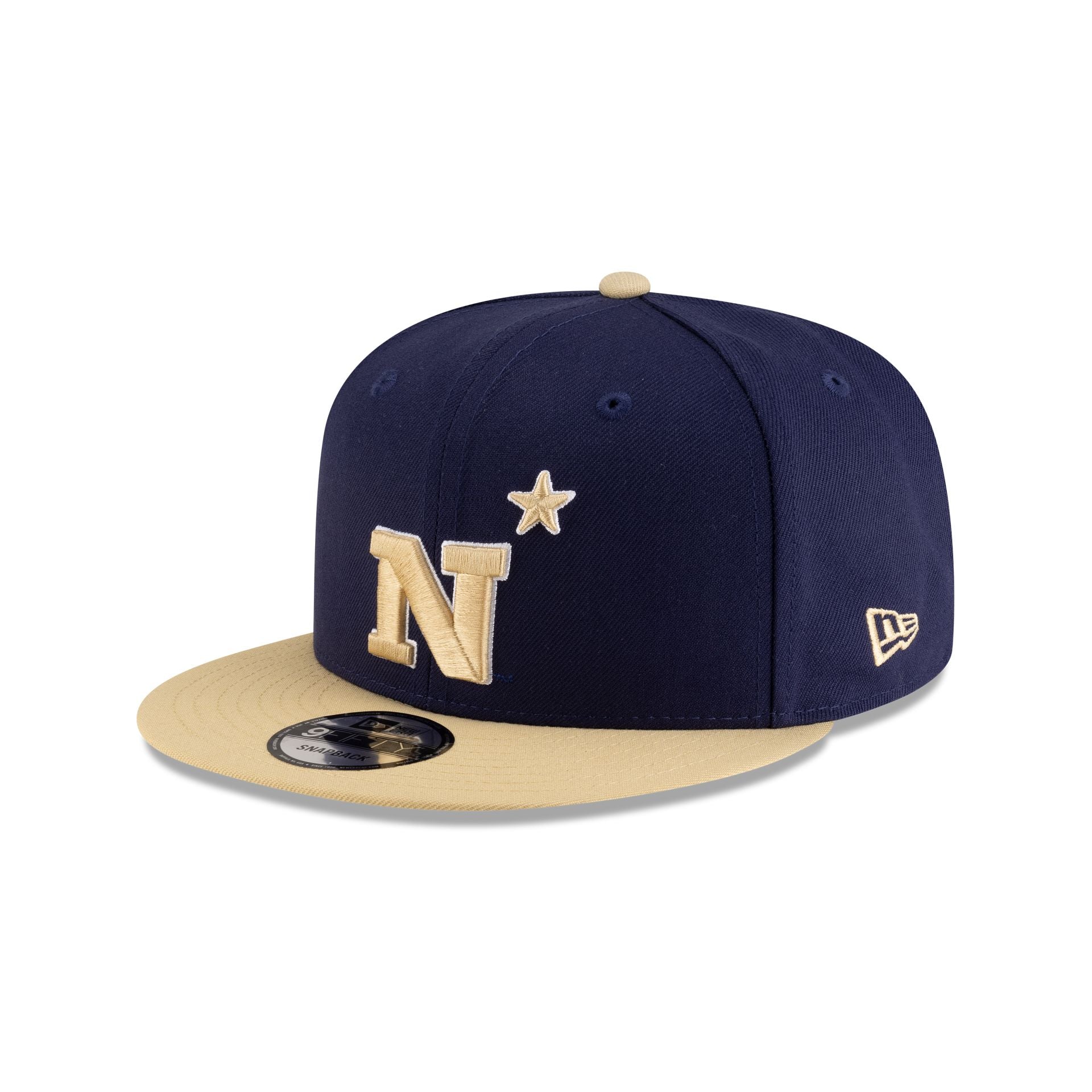 Navy Midshipmen Midnight 9FIFTY Snapback Hat - Image 3