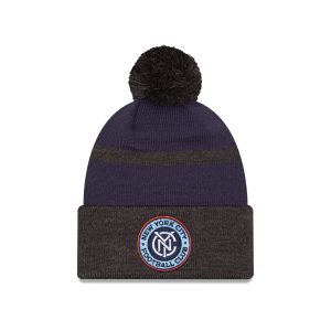 New York City FC 2025 MLS Kickoff Pom Knit Hat