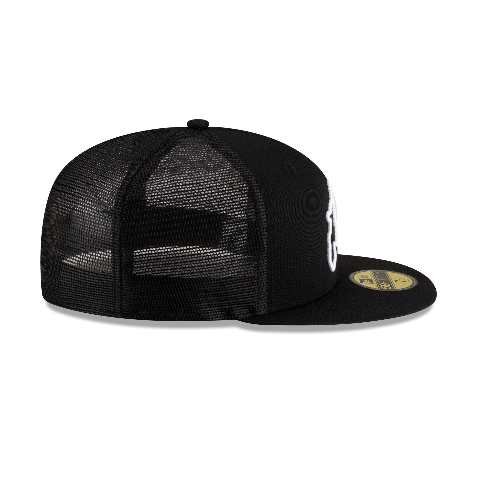 Colorado Buffaloes Black & White 59FIFTY Fitted Trucker Hat - Image 5