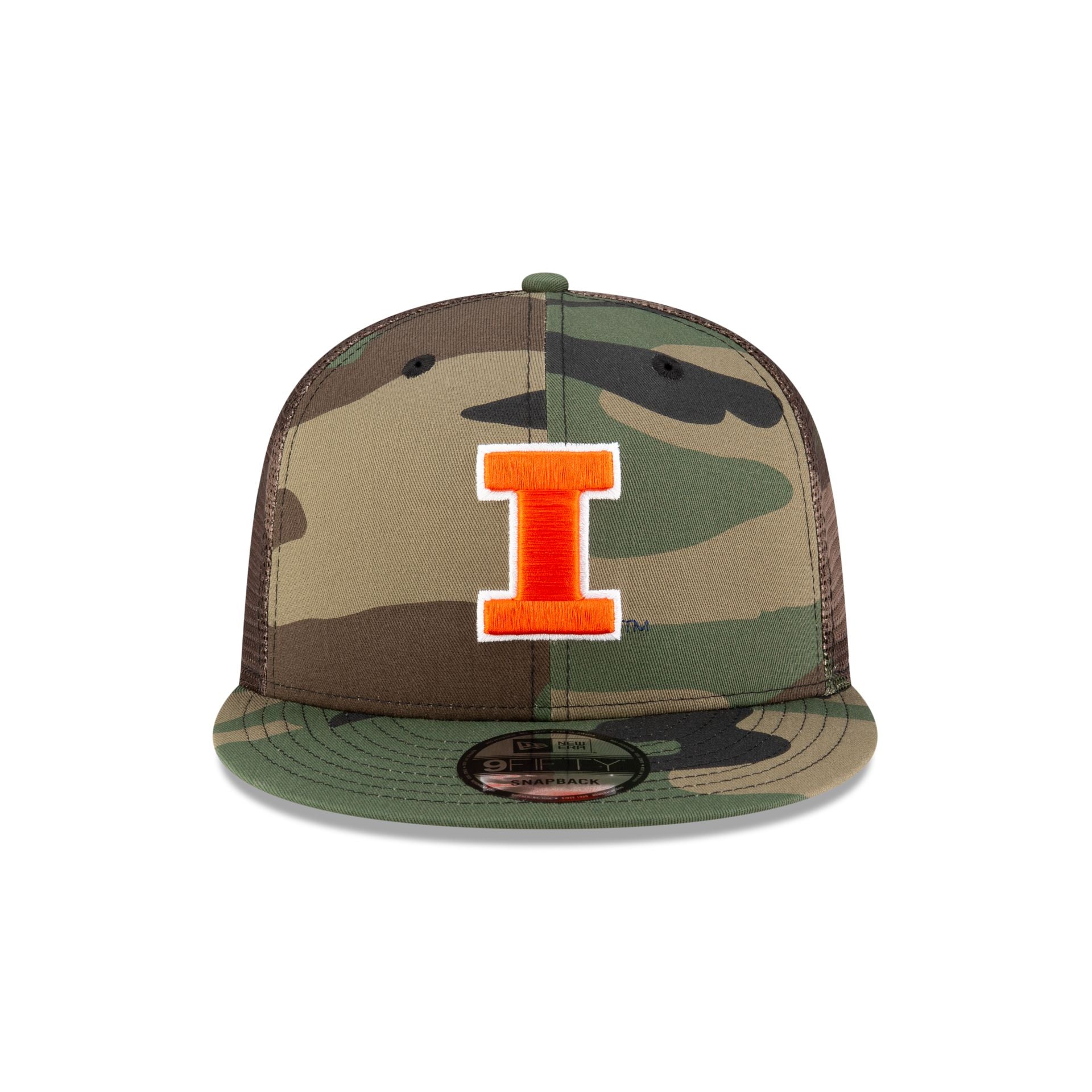 Illinois Fighting Illini Camo 9FIFTY Trucker Hat - Image 2