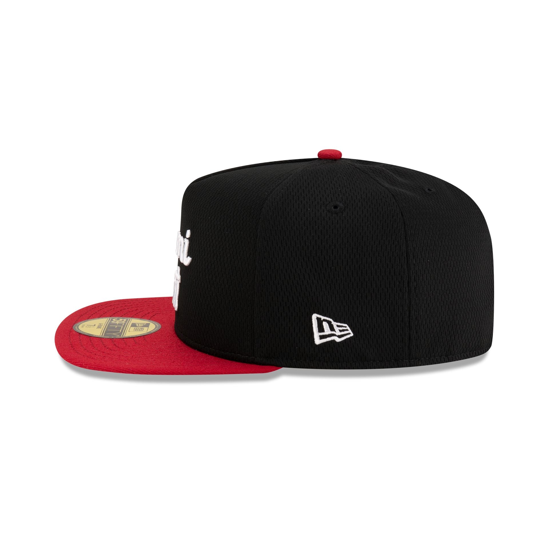 Miami Heat Dashmark Mesh 59FIFTY A-Frame Fitted Hat - Image 4
