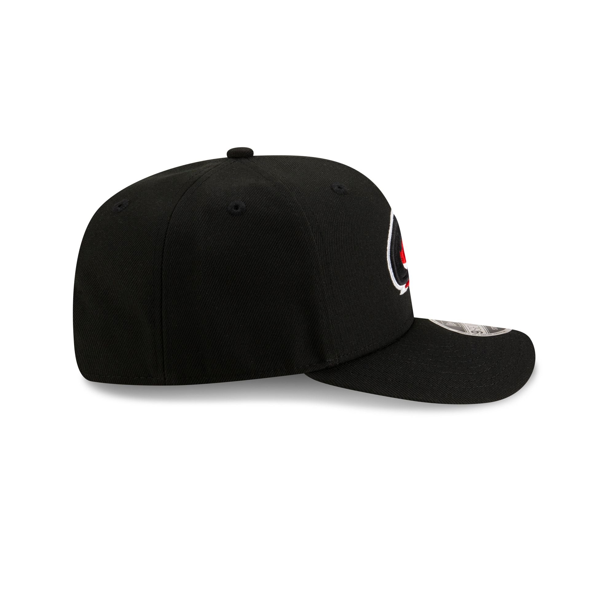 Carolina Hurricanes Black 9SEVENTY Stretch-Snap Hat - Image 5