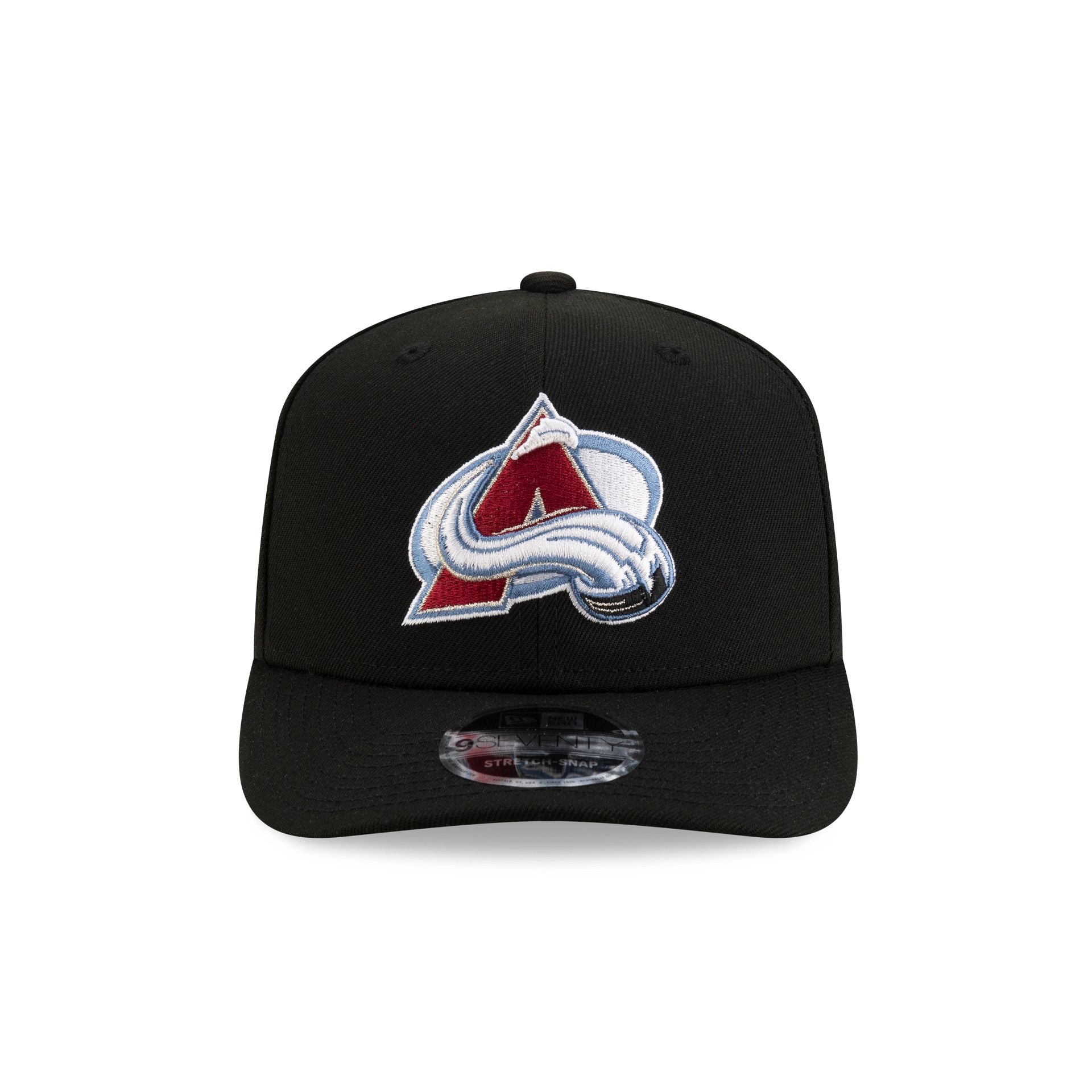 Colorado Avalanche Black 9SEVENTY Stretch-Snap Hat - Image 2