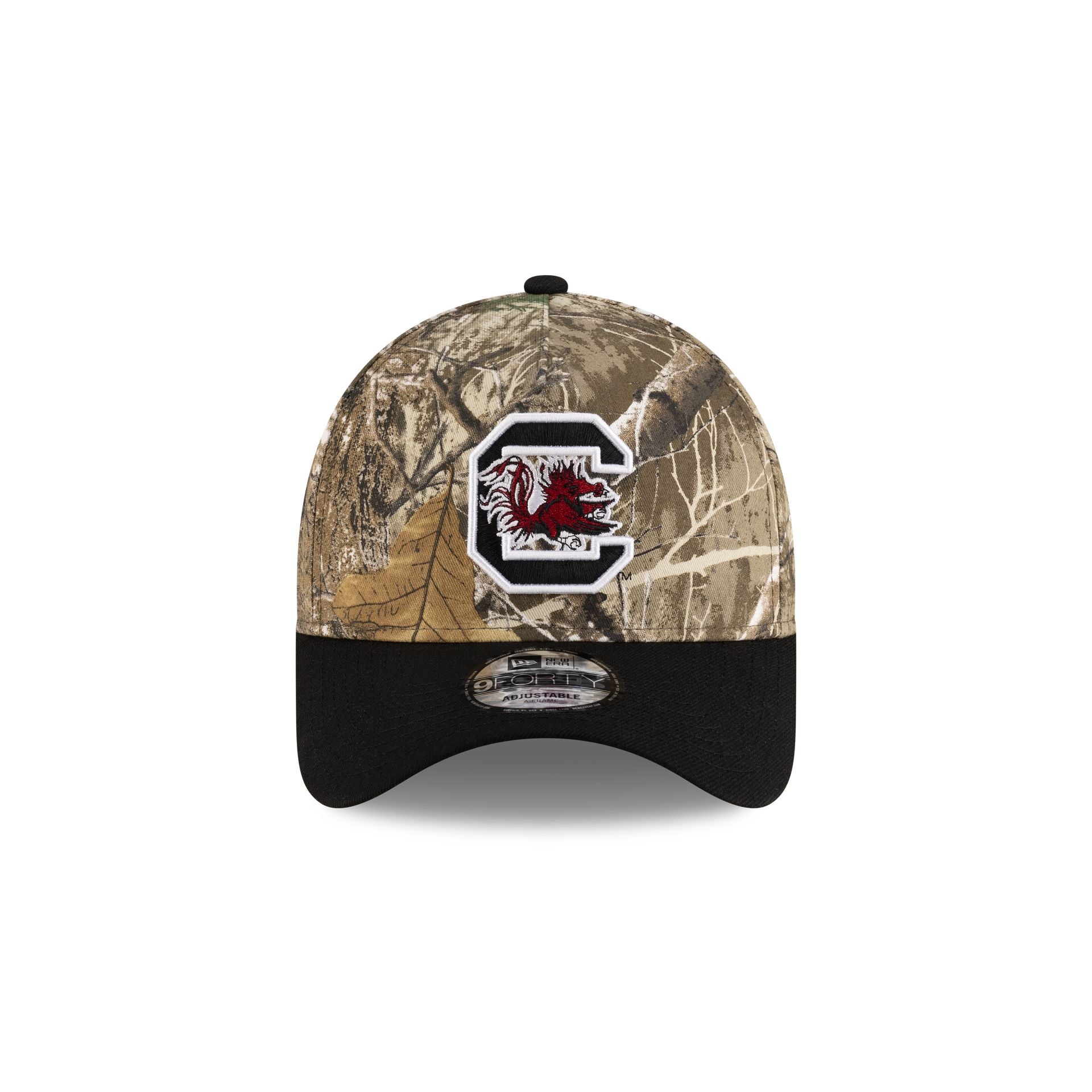 South Carolina Gamecocks Real Tree 9FORTY A-Frame Snapback Hat - Image 2