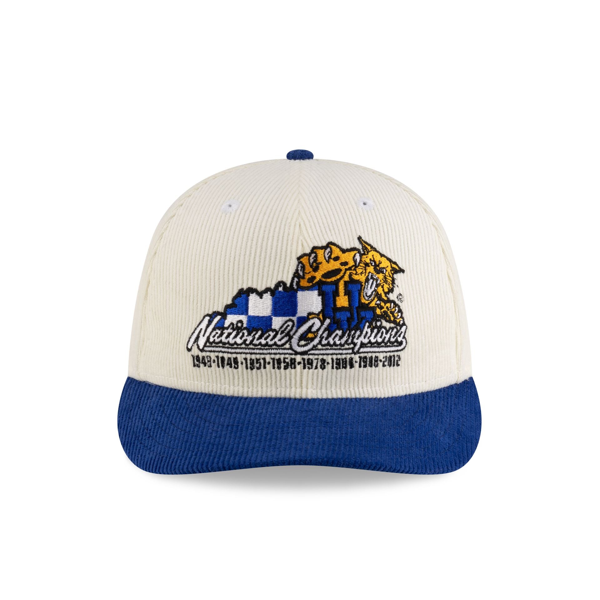Tyler Herro x Kentucky Wildcats Chrome Corduroy Low Profile 9FIFTY Snapback Hat - Image 2