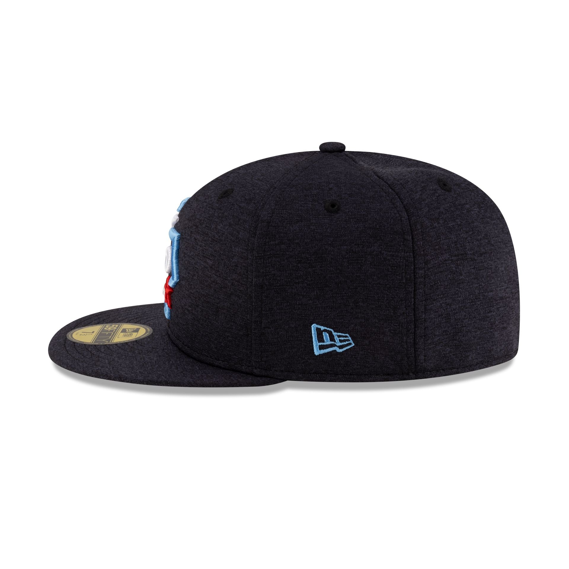 Corpus Cristi Hooks Shadow Tech Navy 59FIFTY Fitted Hat - Image 5