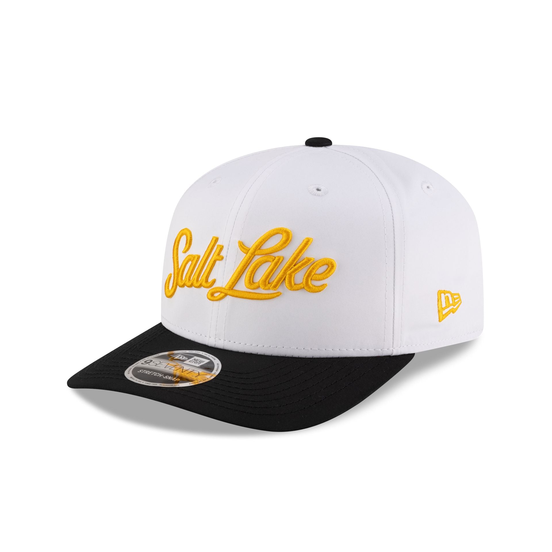 Salt Lake Bees Optic White 9SEVENTY Stretch-Snap Hat