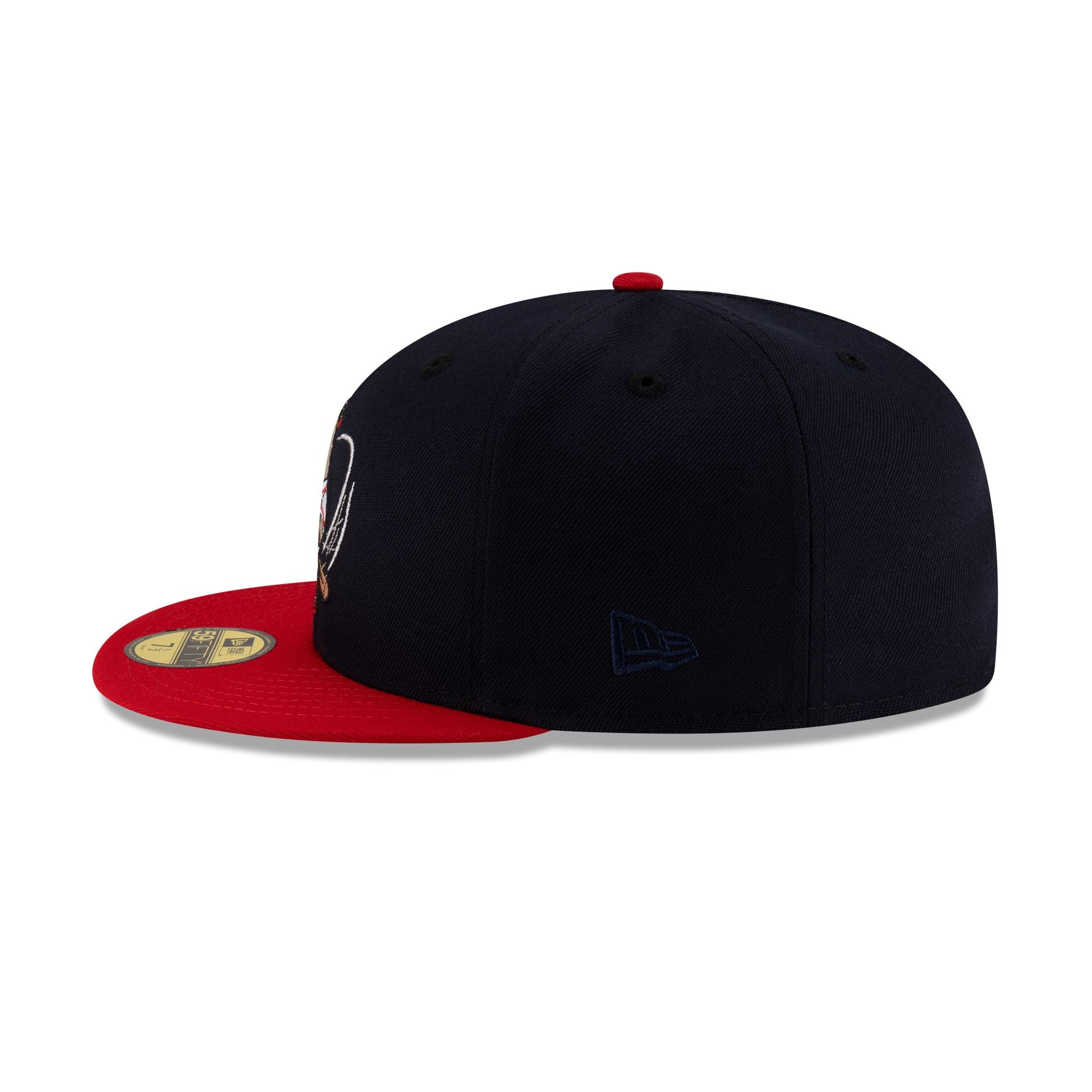 Atlanta Braves Mascot Navy 59FIFTY Fitted Hat - Image 5