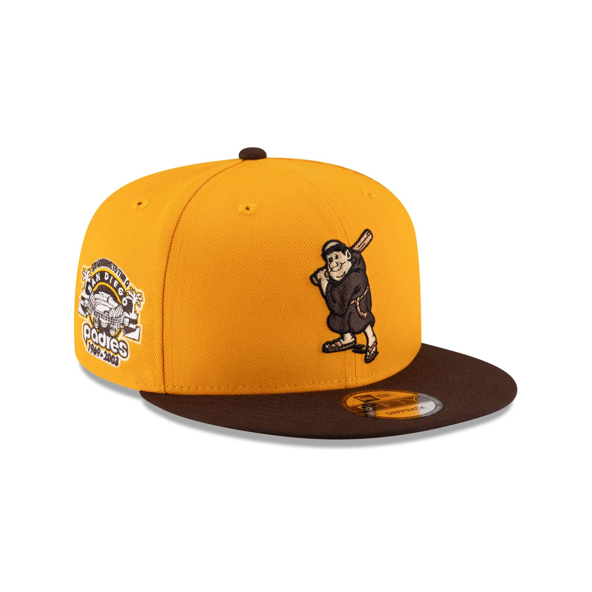San Diego Padres Mascot Yellow 9FIFTY Snapback Hat