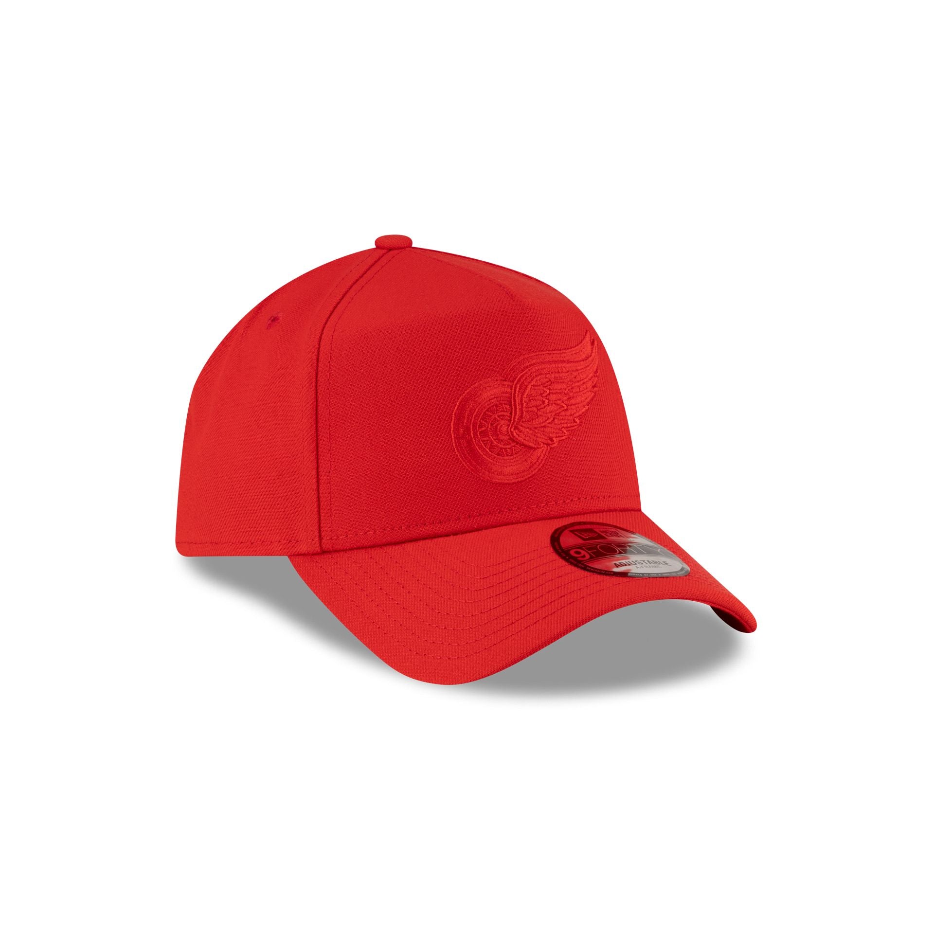 Detroit Red Wings Front Door Red 9FORTY A-Frame Snapback Hat - Image 3