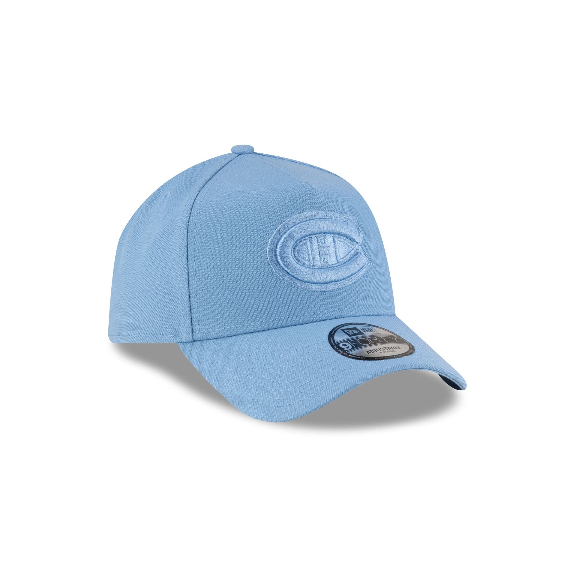 Montreal Canadiens Sky Blue 9FORTY A-Frame Snapback Hat - Image 3