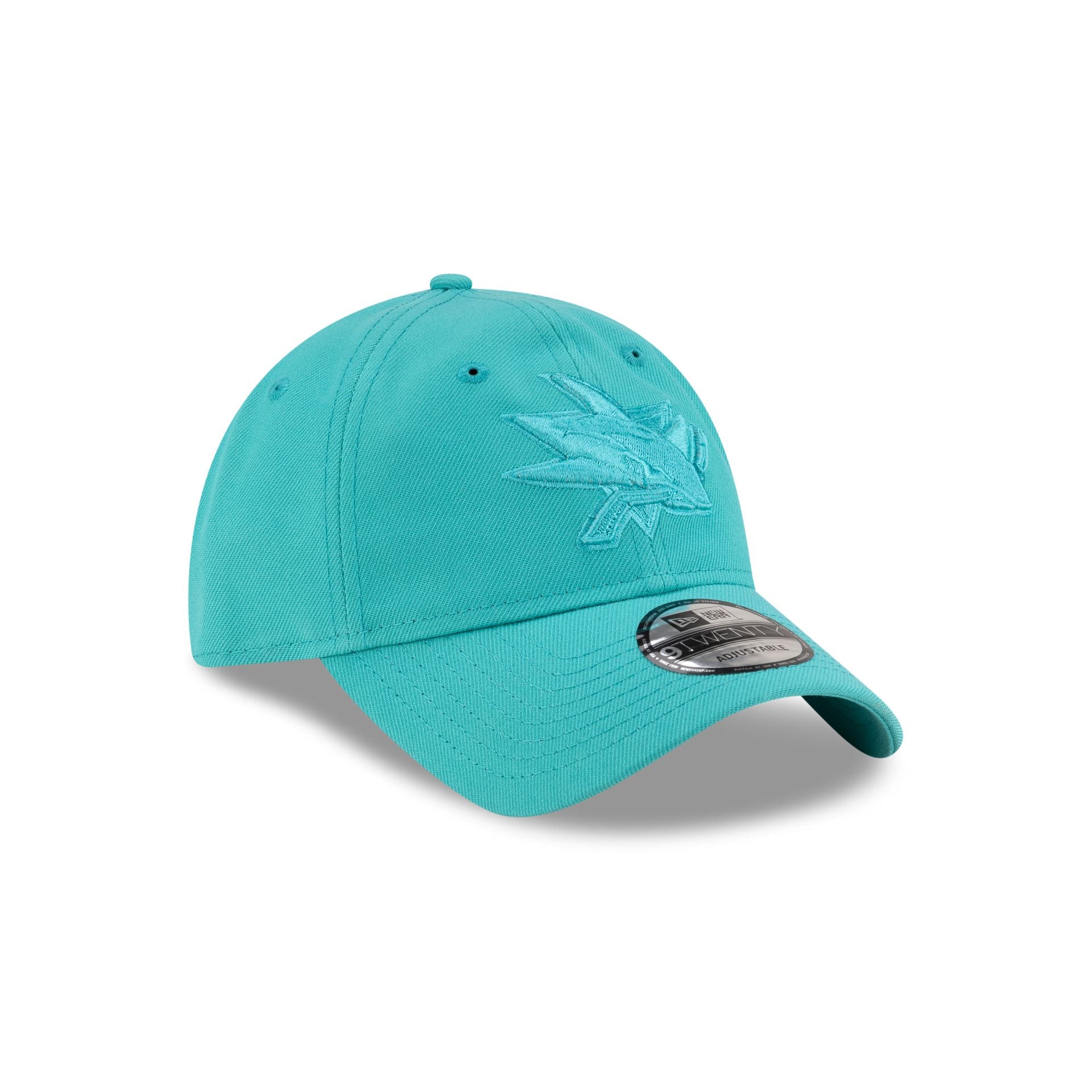 San Jose Sharks Teal 9TWENTY Adjustable Hat - Image 3