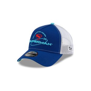 Superman Rise Above Go Higher 9FORTY A-Frame Trucker Hat