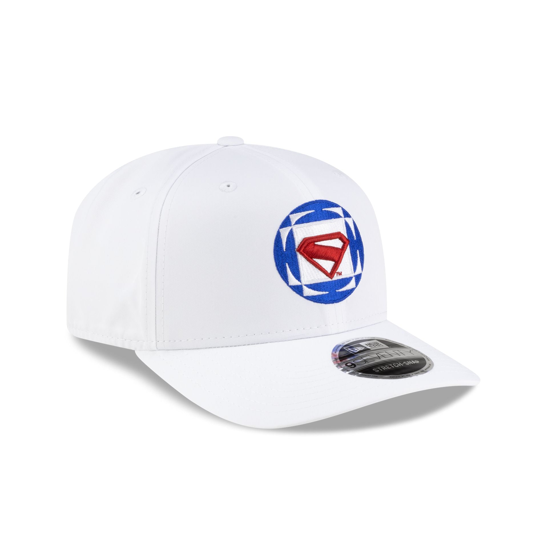 Superman White 9SEVENTY Stretch-Snap Hat - Image 3