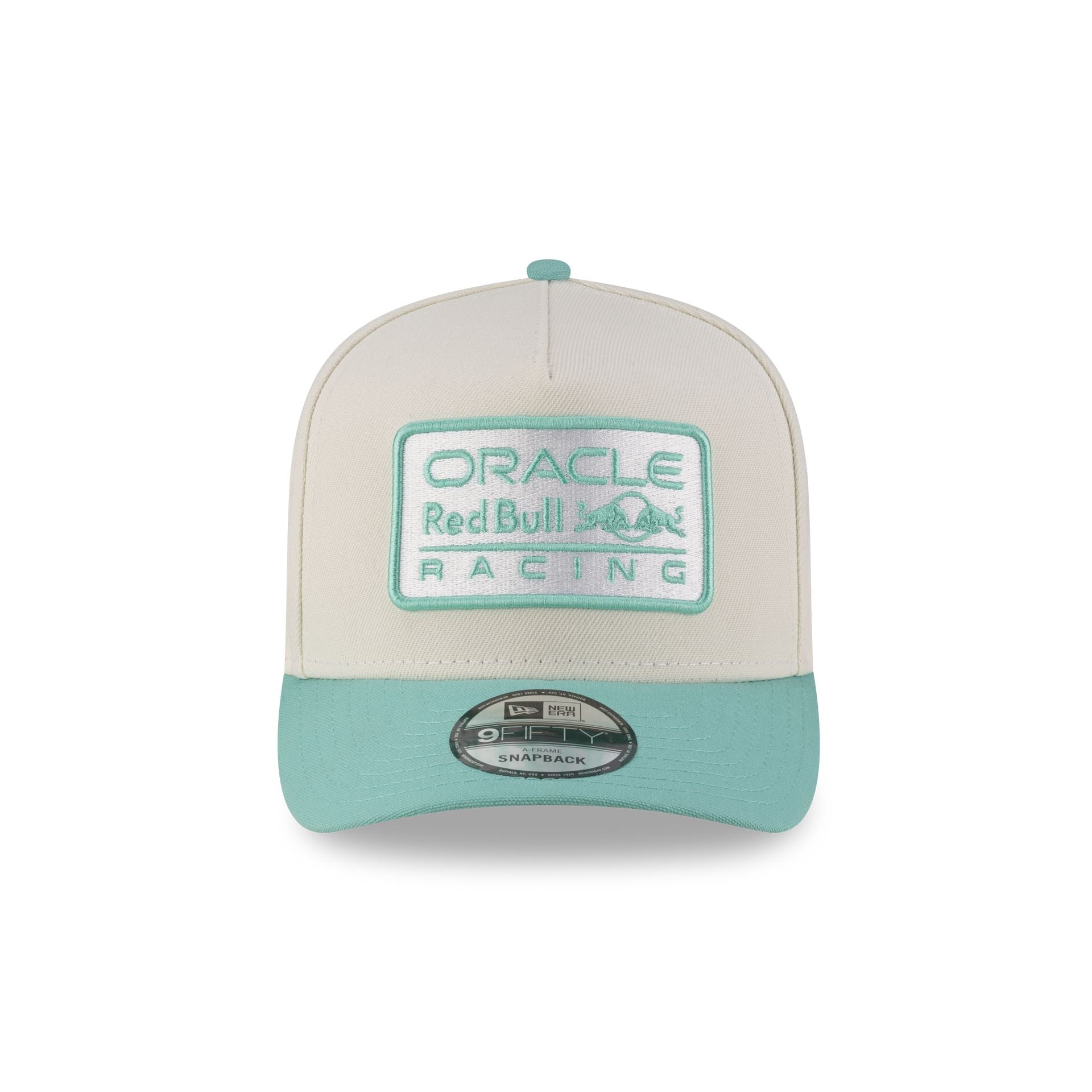 Oracle Red Bull Racing Chrome Mint 9FIFTY A-Frame Snapback Hat - Image 2