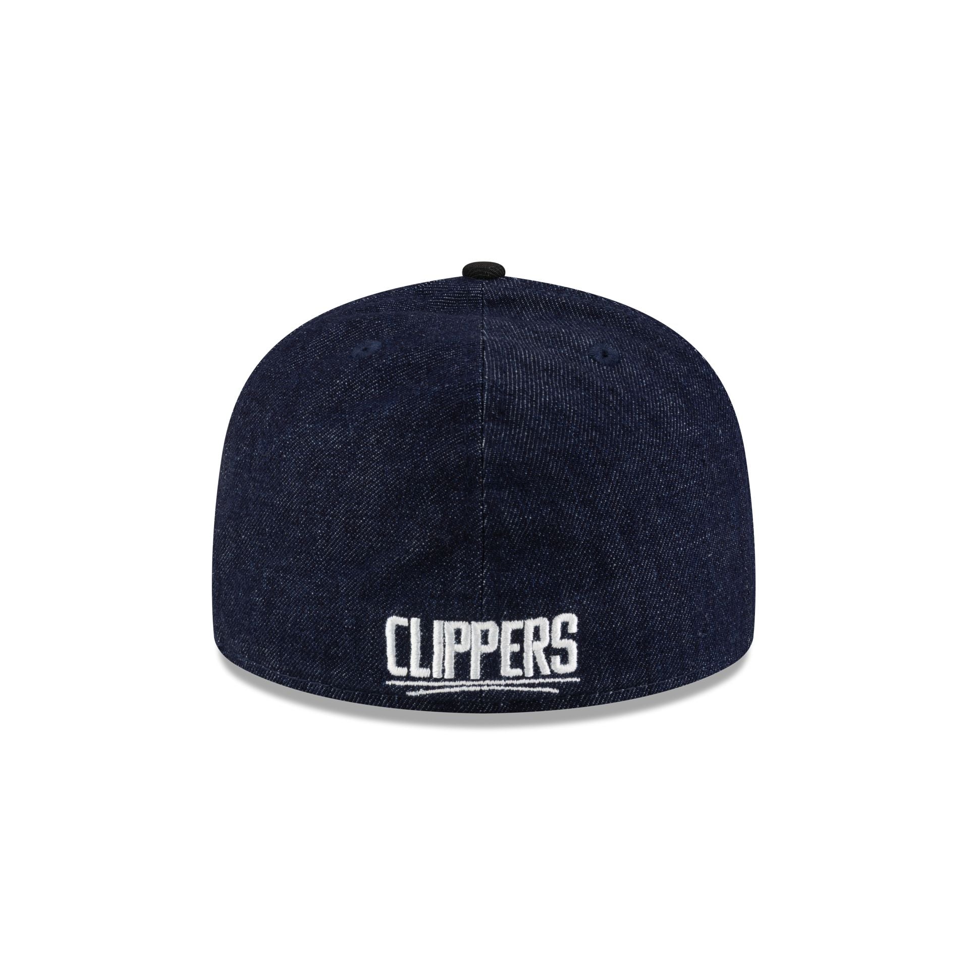 Los Angeles Clippers Navy Denim 59FIFTY A-Frame Fitted Hat - Image 6