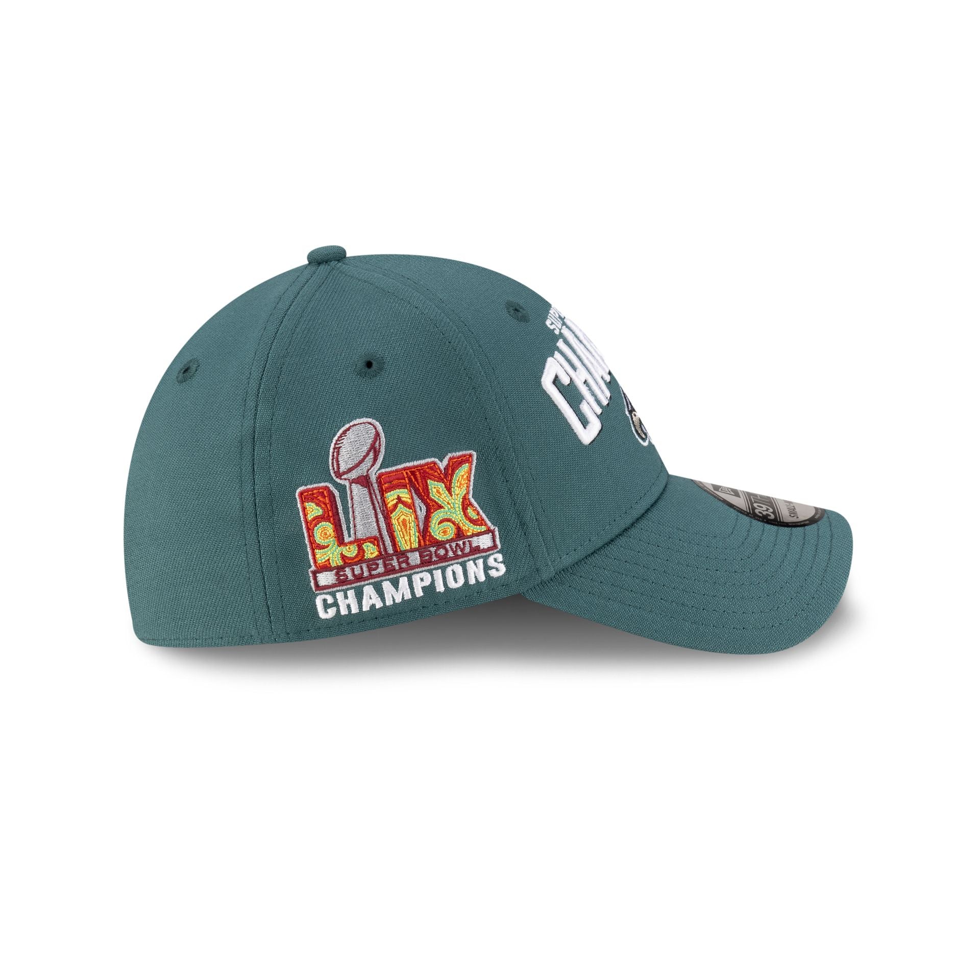 Philadelphia Eagles Super Bowl LIX Champions 39THIRTY Stretch Fit Hat - Image 4