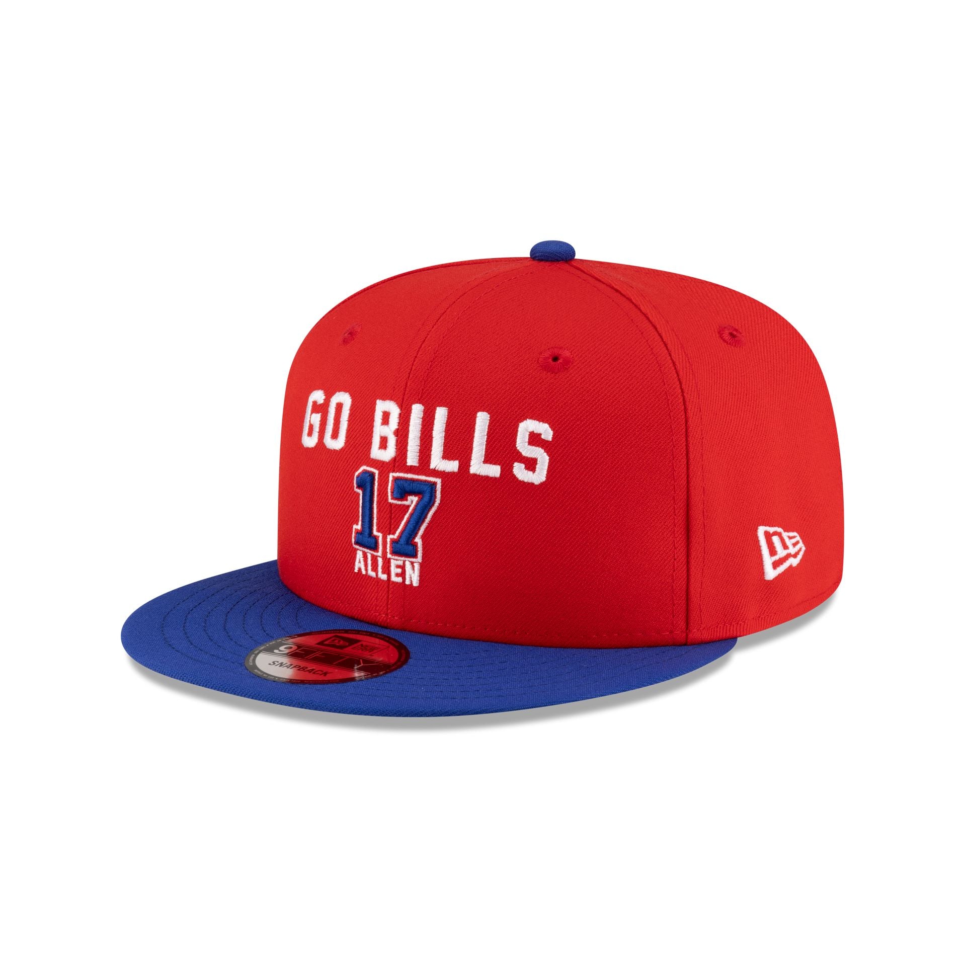 Buffalo Bills Josh Allen MVP Red 9FIFTY Snapback Hat - Image 3