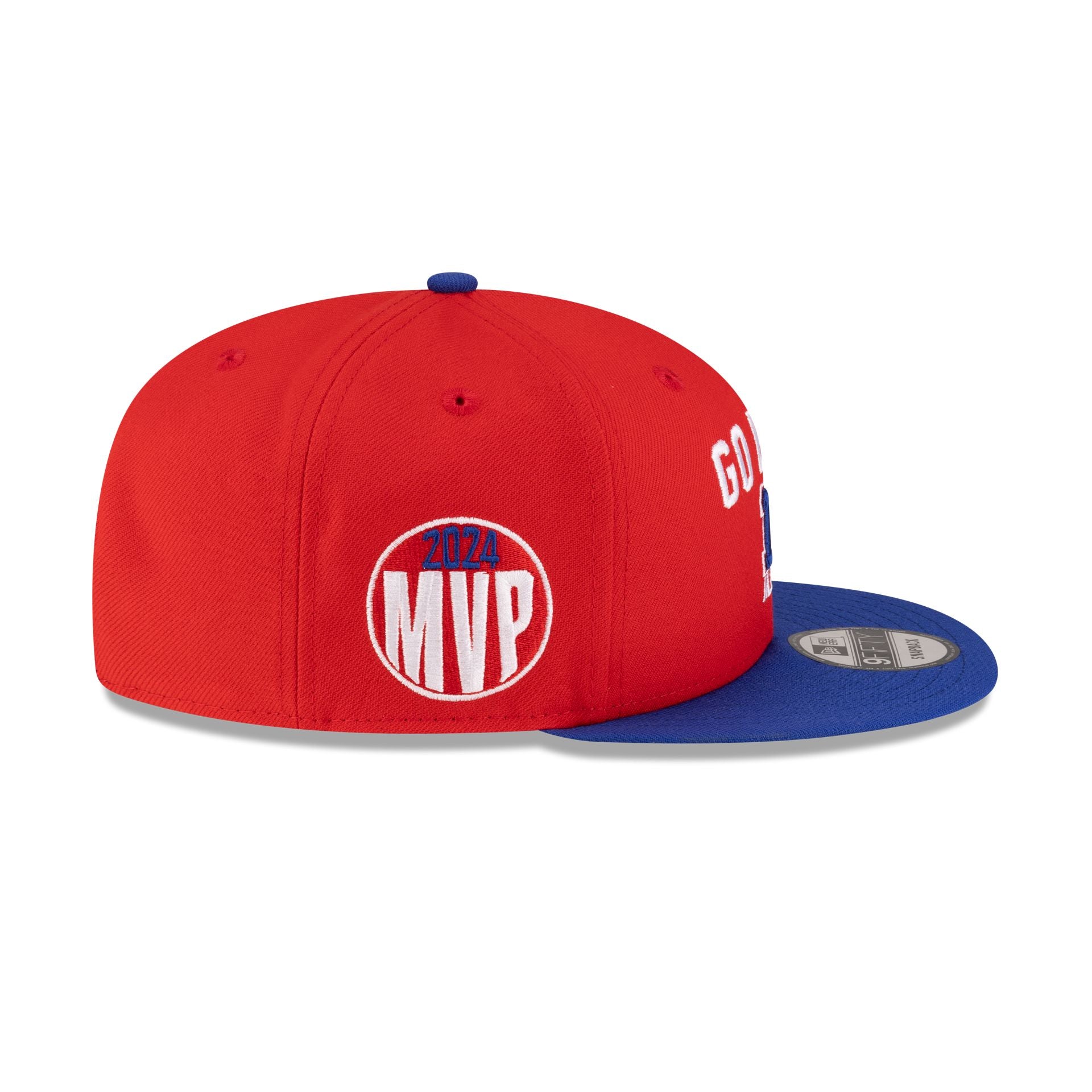 Buffalo Bills Josh Allen MVP Red 9FIFTY Snapback Hat - Image 4