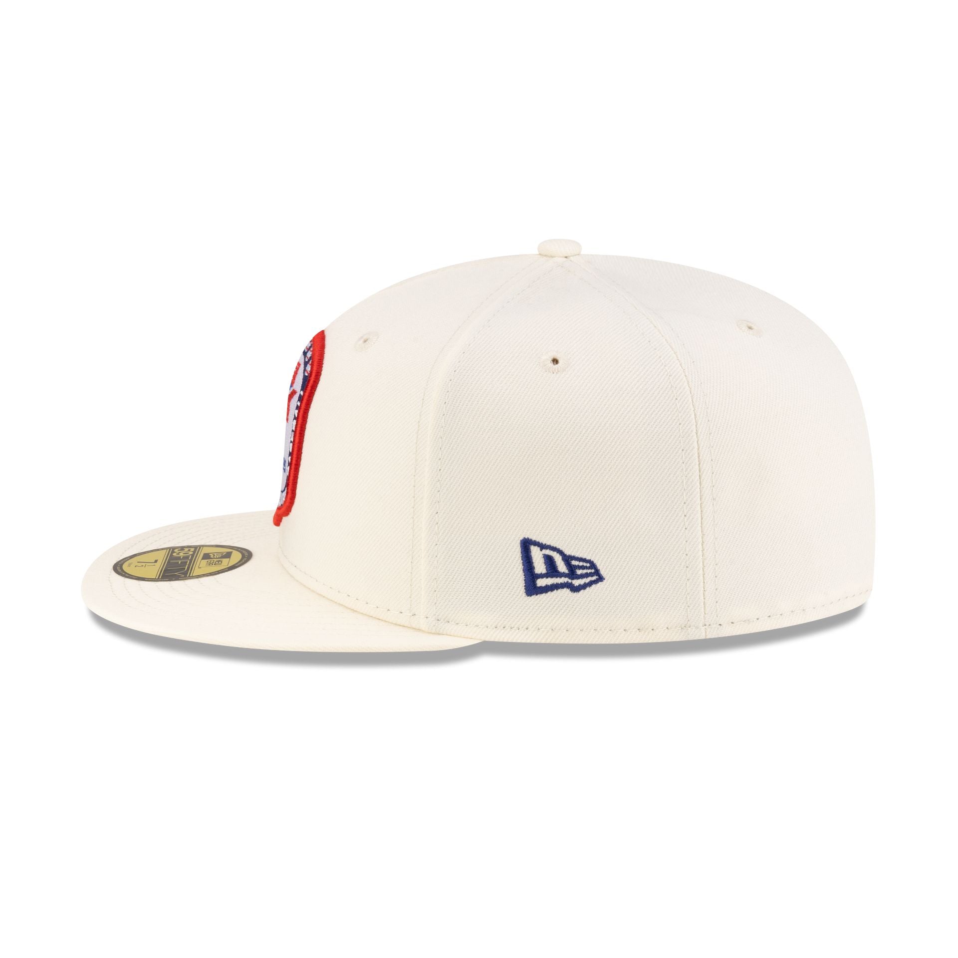Los Angeles Dodgers 1984 Olympics Chrome White 59FIFTY Fitted Hat - Image 5