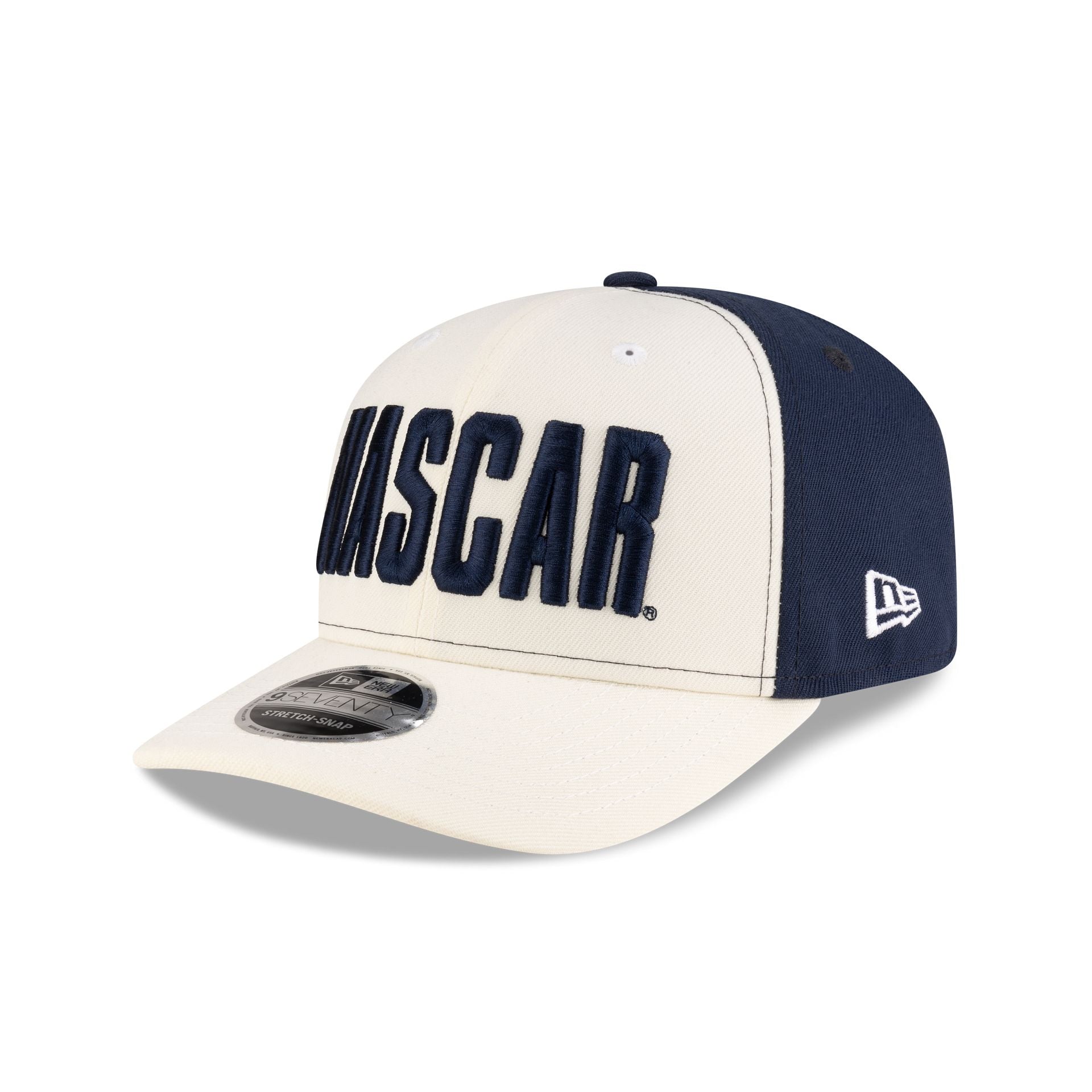 NASCAR Chicago Street Race Chrome Navy 9SEVENTY Stretch-Snap Hat - Image 3