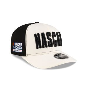 NASCAR Chicago Street Race Chrome Black 9SEVENTY Stretch-Snap Hat