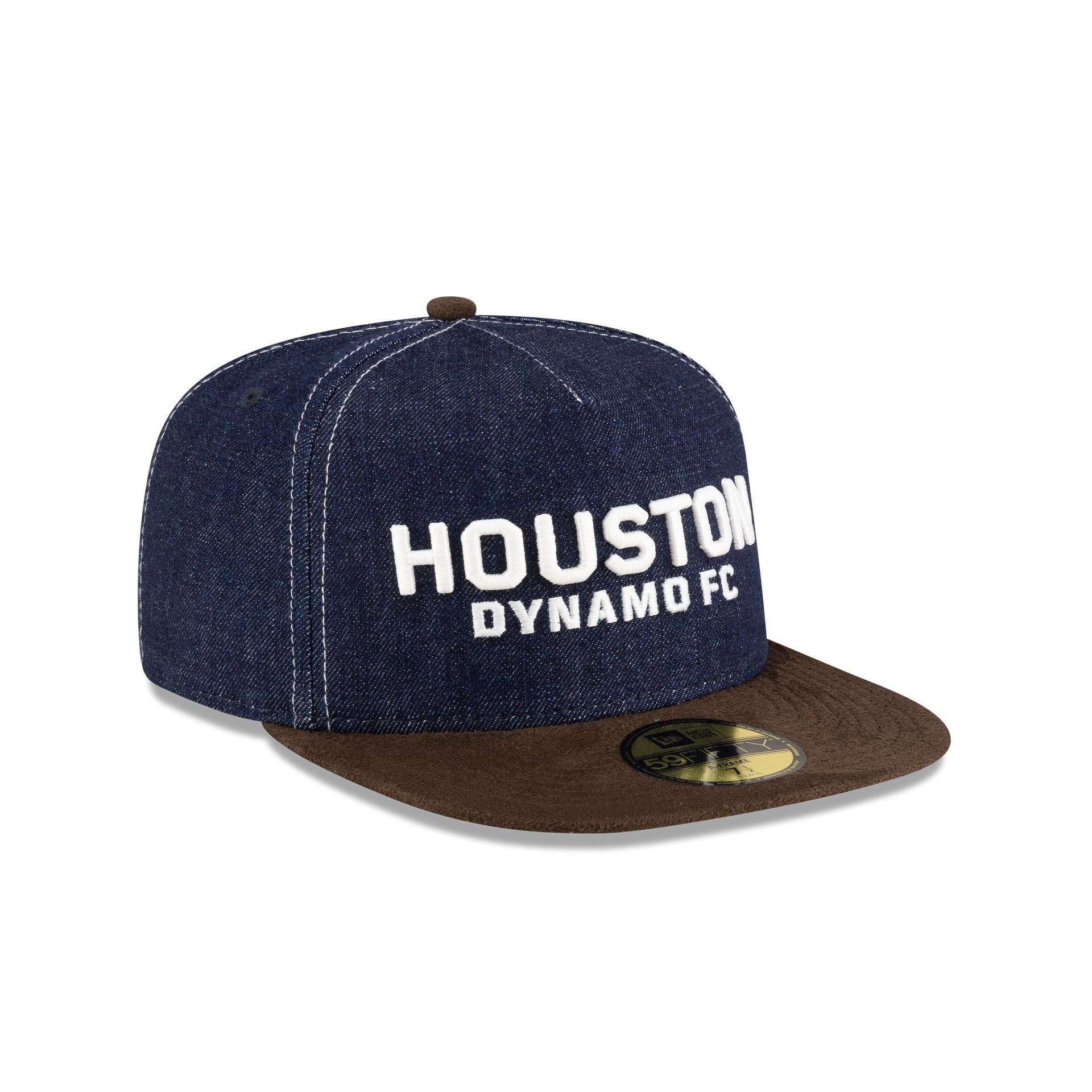 Houston Dynamo Houston Pack Denim 59FIFTY A-Frame Fitted Hat - Image 3