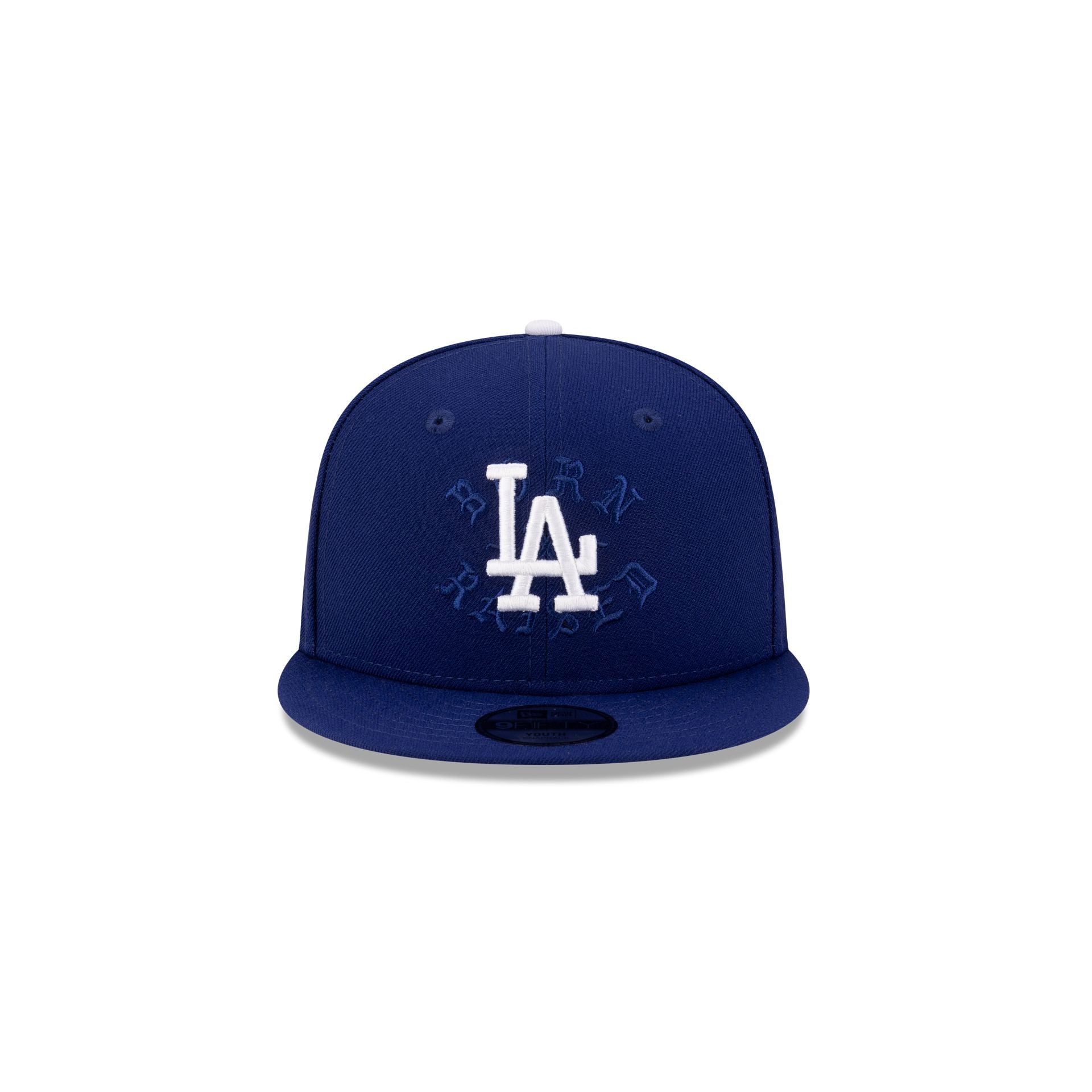 Born x Raised x Los Angeles Dodgers World Series Champions Kids 9FIFTY Snapback Hat - Image 2