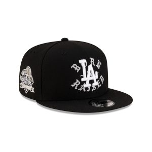 Born x Raised x Los Angeles Dodgers World Series Champions Black 9FIFTY Snapback Hat