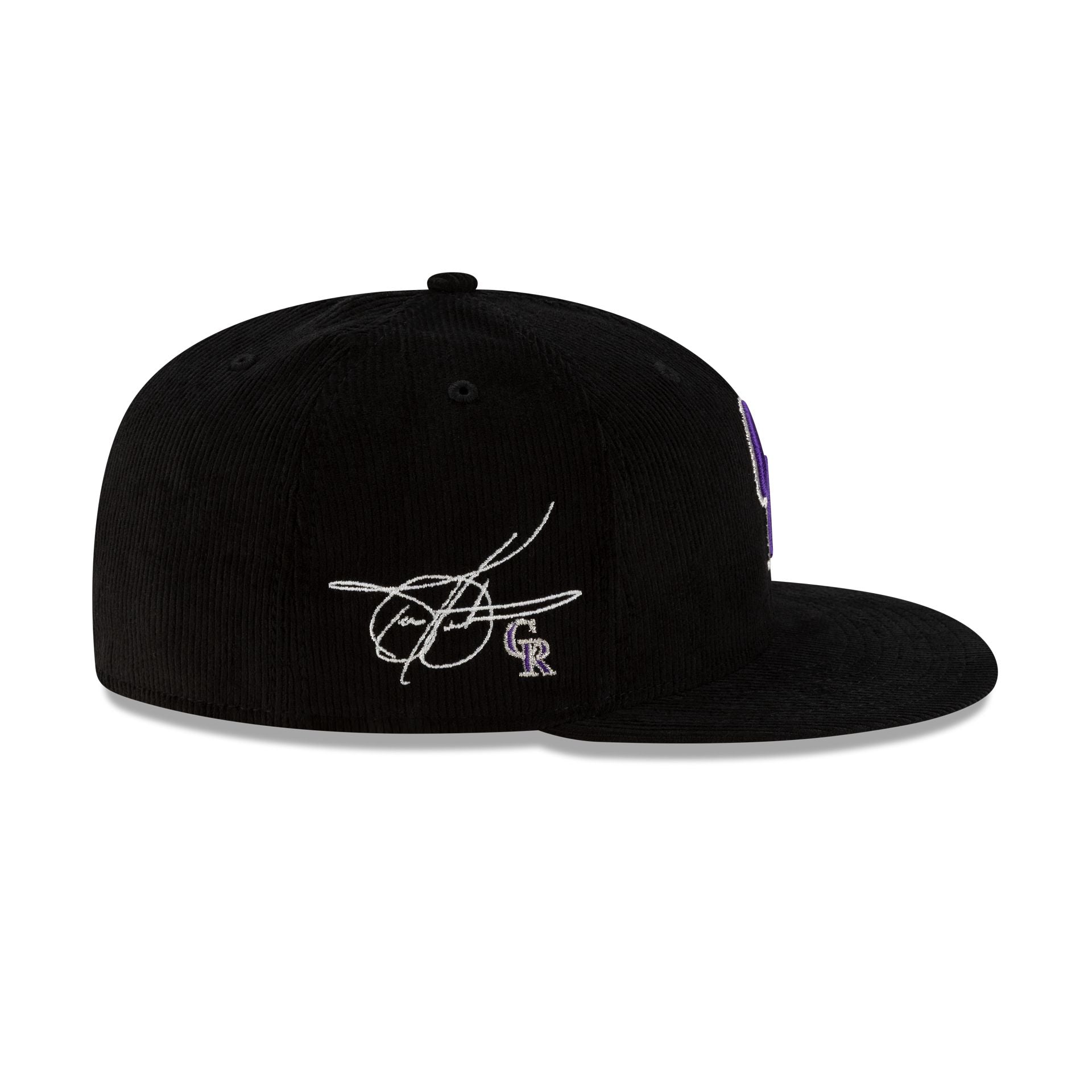 Just Caps Player Corduroy Colorado Rockies Todd Helton 59FIFTY Fitted Hat - Image 4