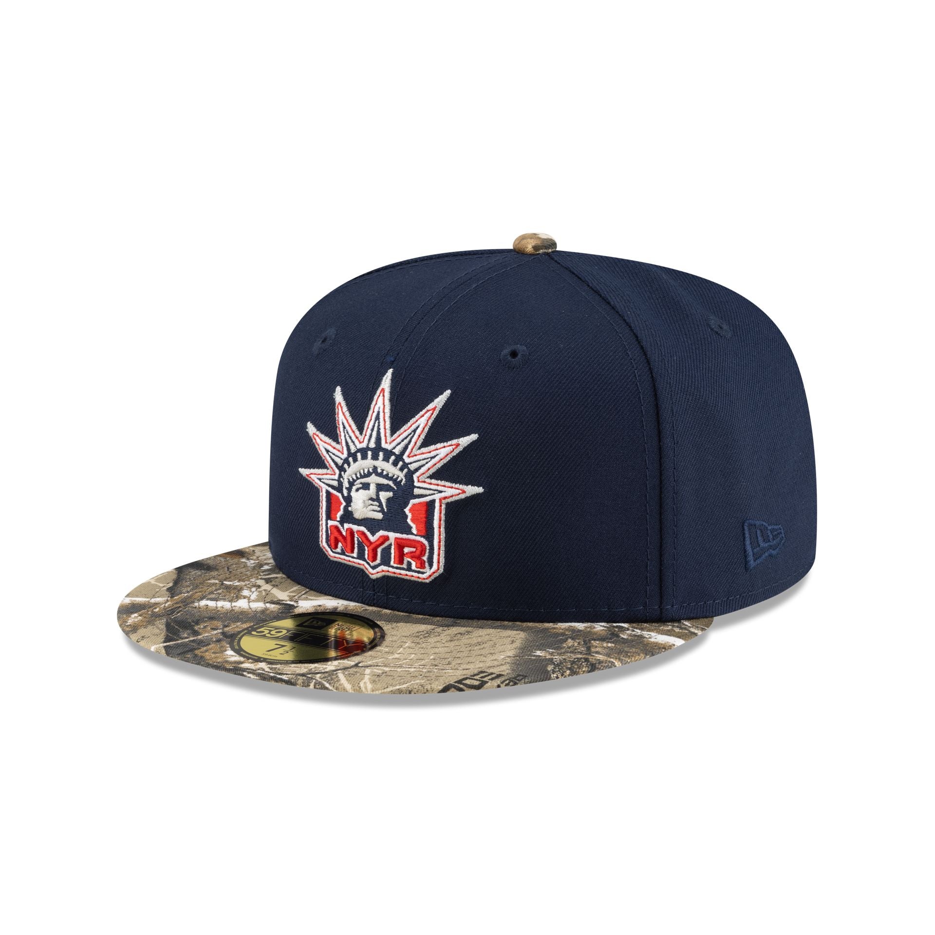 New York Rangers Realtree Visor 59FIFTY Fitted Hat - Image 3