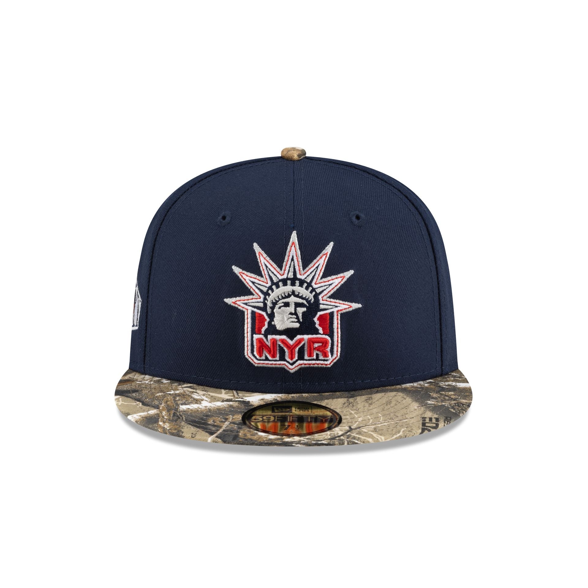 New York Rangers Realtree Visor 59FIFTY Fitted Hat - Image 2