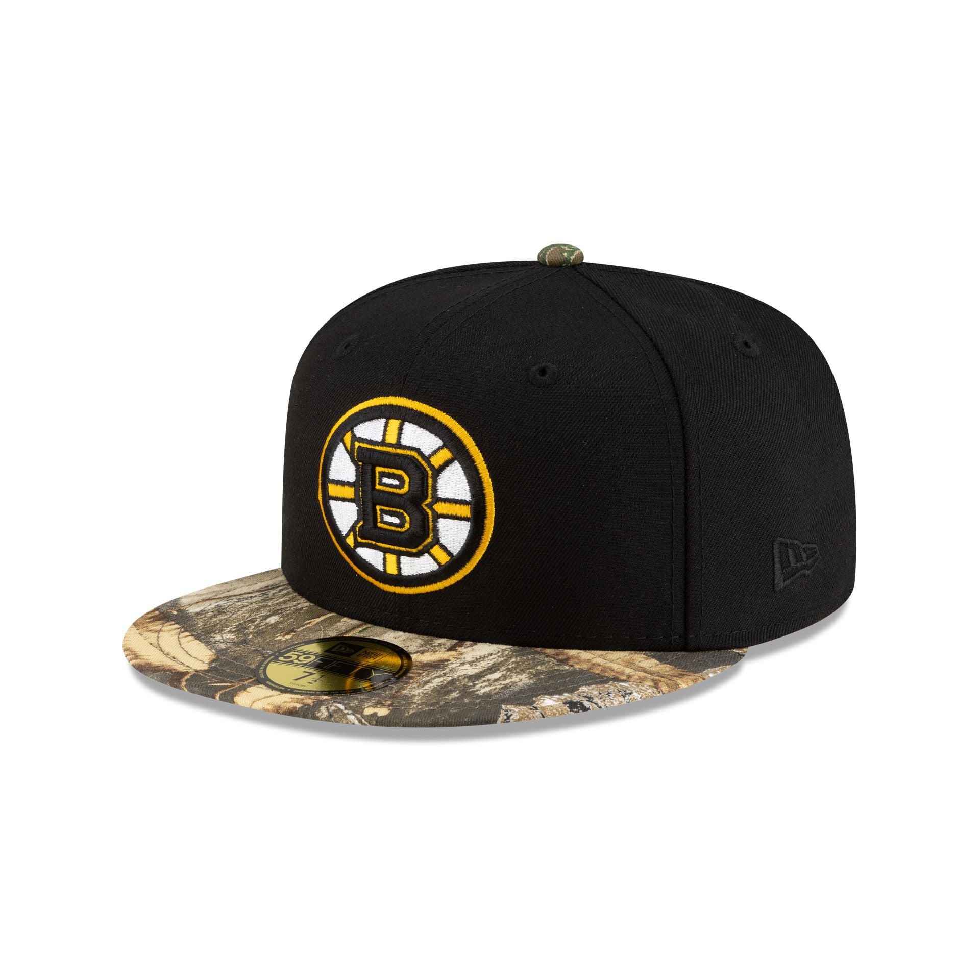 Boston Bruins Realtree Visor 59FIFTY Fitted Hat - Image 3