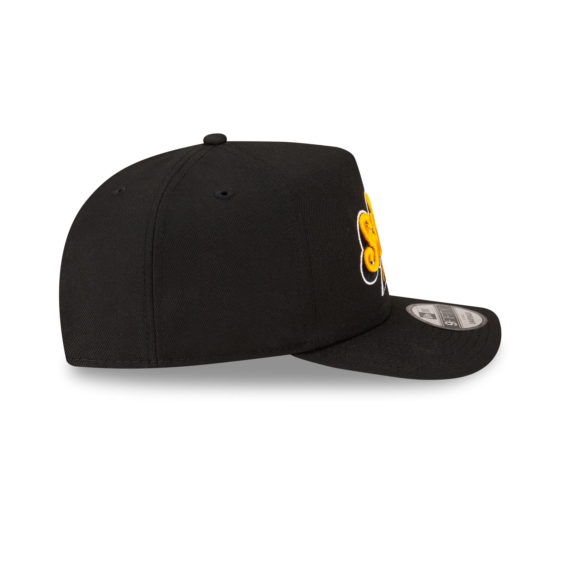 Born x Raised x Pittsburgh Steelers Script Black 9FIFTY A-Frame Snapback Hat - Image 5