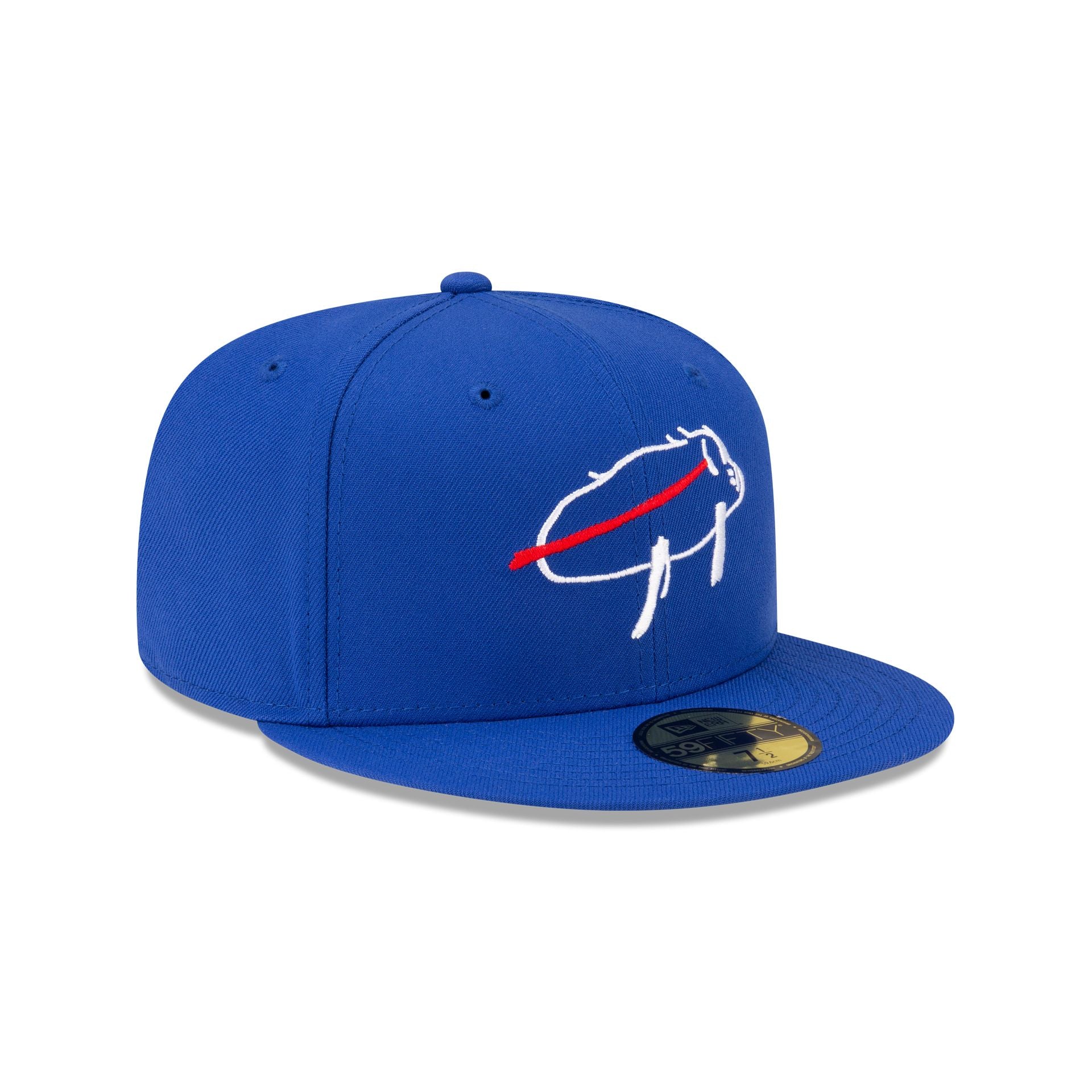 Buffalo Bills Billustration Blue 59FIFTY Fitted Hat - Image 3