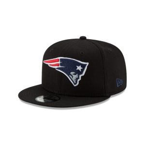 New England Patriots Black 9FIFTY Snapback Hat