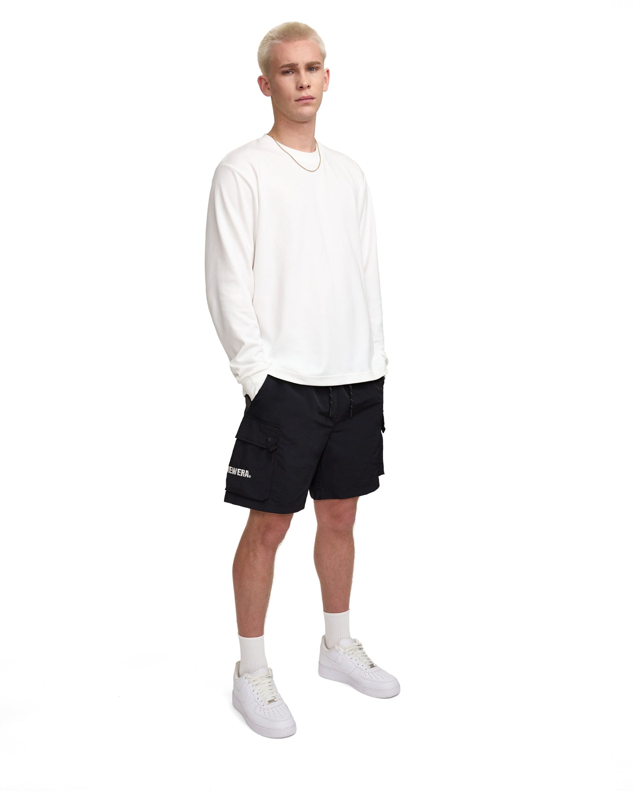 New Era Cap Black Outdoor Shorts - Image 7