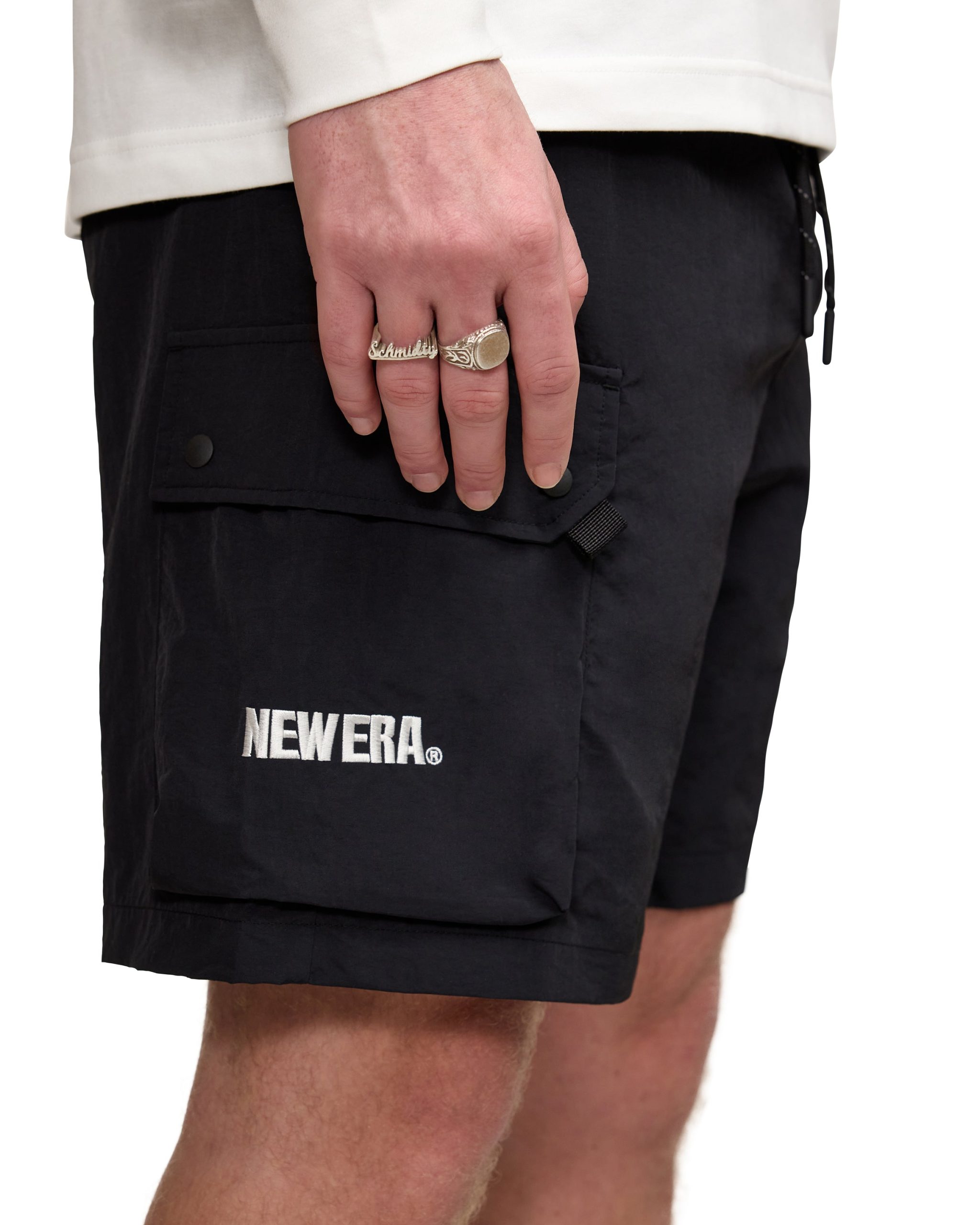 New Era Cap Black Outdoor Shorts - Image 6