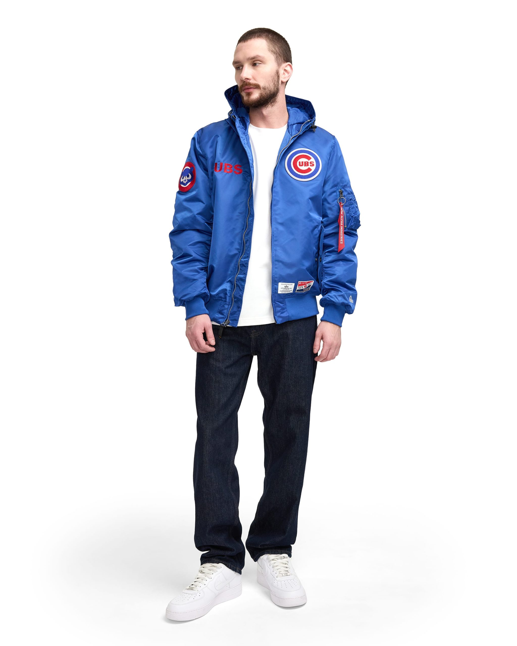 Alpha Industries x St. Louis Cardinals L-2B Hooded Bomber Jacket - Image 4