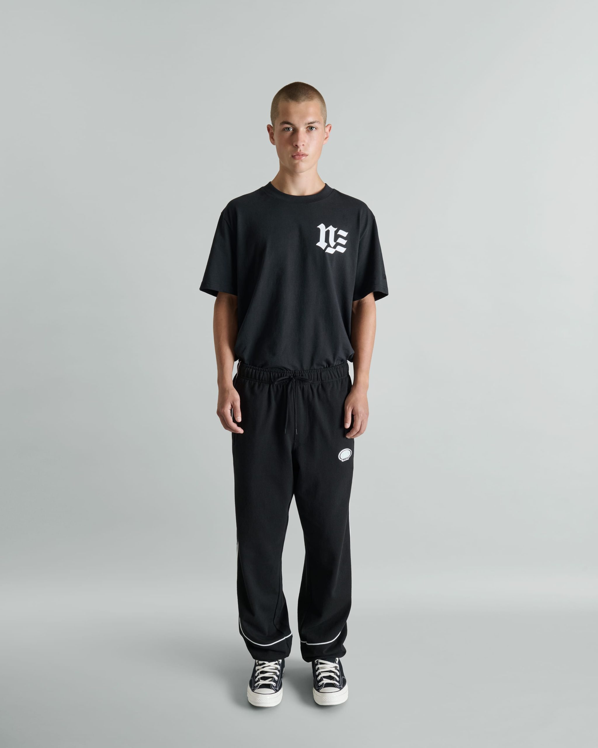 Shoreline Black Track Joggers - Image 6