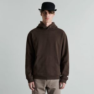 Amherst Corporal Walnut Snap Hoodie