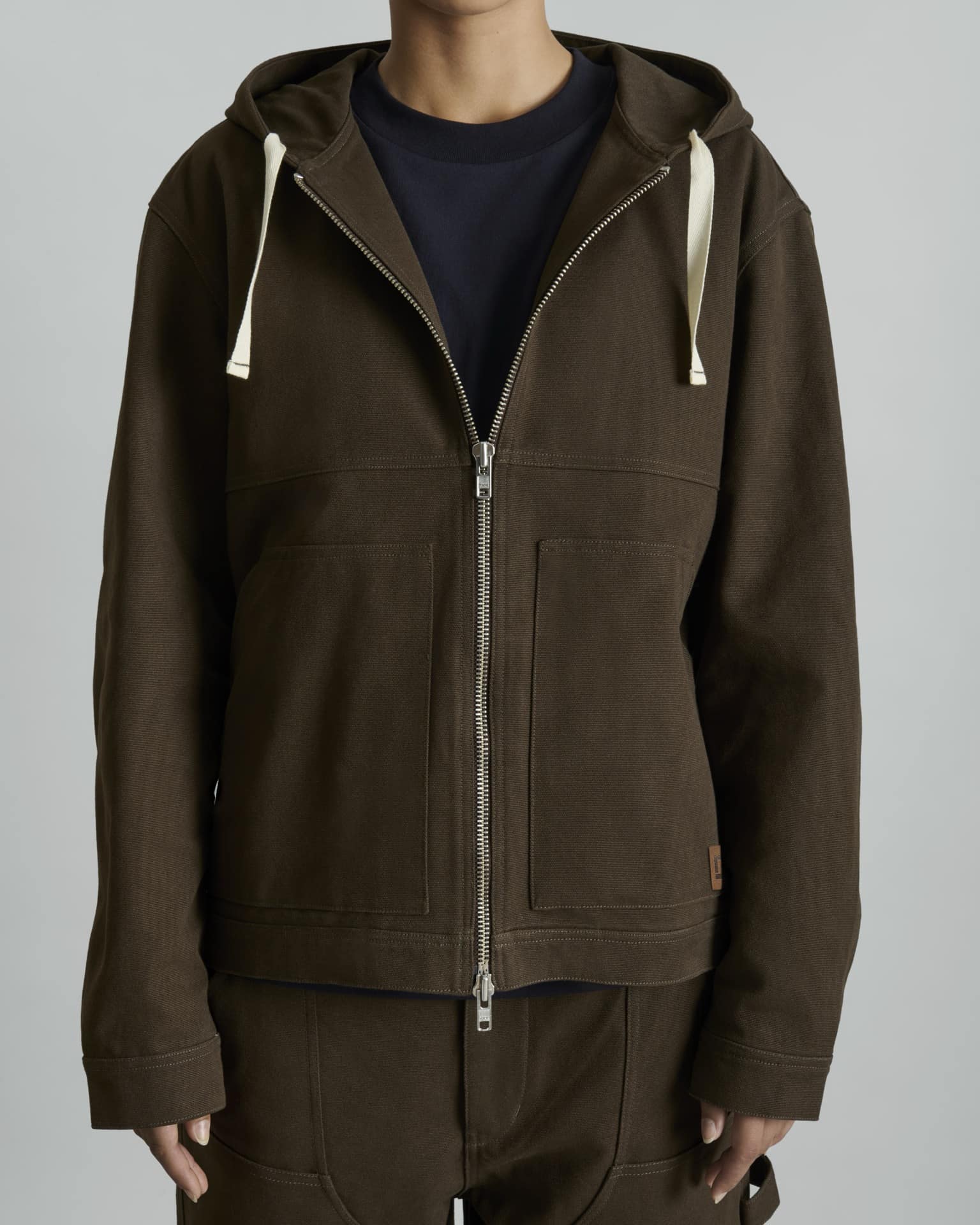 Forge Walnut Hooded Work Jacket - Image 4