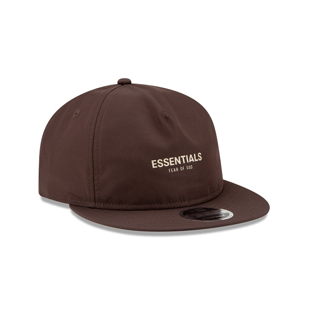 Walnut Fear Of God Essentials Retro Crown 9FIFTY Strapback Hat - Image 3