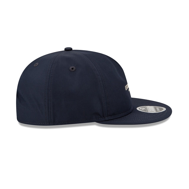 Navy Fear Of God Essentials Retro Crown 9FIFTY Strapback Hat - Image 6